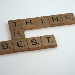 brown wooden blocks on white table